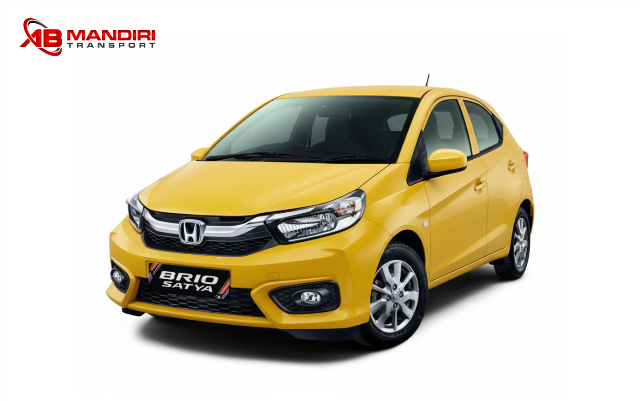sewa mobil di yogyakarta honda brio lepas kunci dan dengan sopir